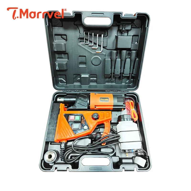 Portable Magnet Drill Engineering 220V High Power Industrial Multifunctional Magnetic Core Drill Adjustable Speed Magnetic Drill