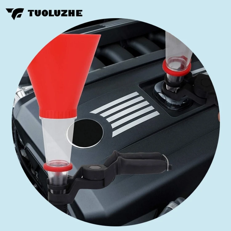 Multifunctional car oil and diesel refueling tool engine oil funnel