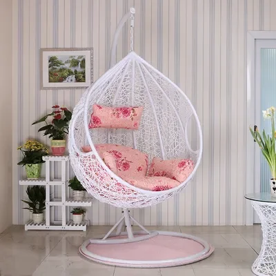Hot Sale Cheap Price Patio Rattan/Wicker Furniture Egg Shape Swing Chair/Indoor Outdoor Garden Hanging Chairs