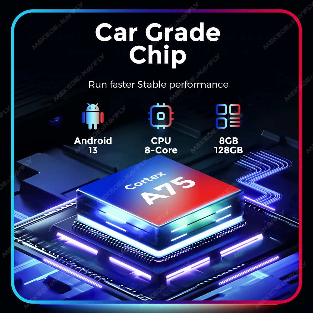 Navifly NF 12.3inch 1920*720 screen Car-play auto GPS navigation 8+128G for benz C/GLC 2015-2020 MTK8667 Car navigation system