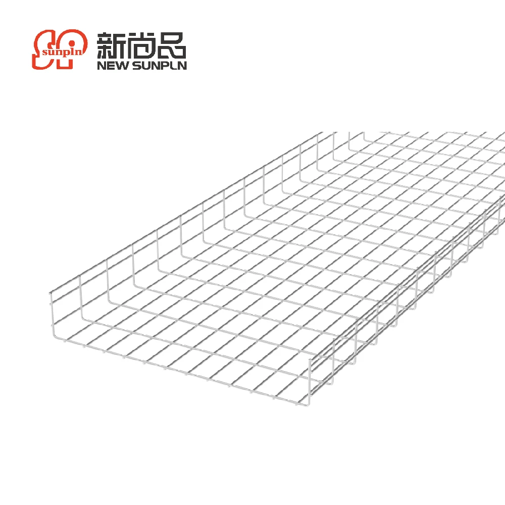 hot dip galvanized perforated electric basket cables mesh tray wire welded bracket customized management powder coated ODM OEM