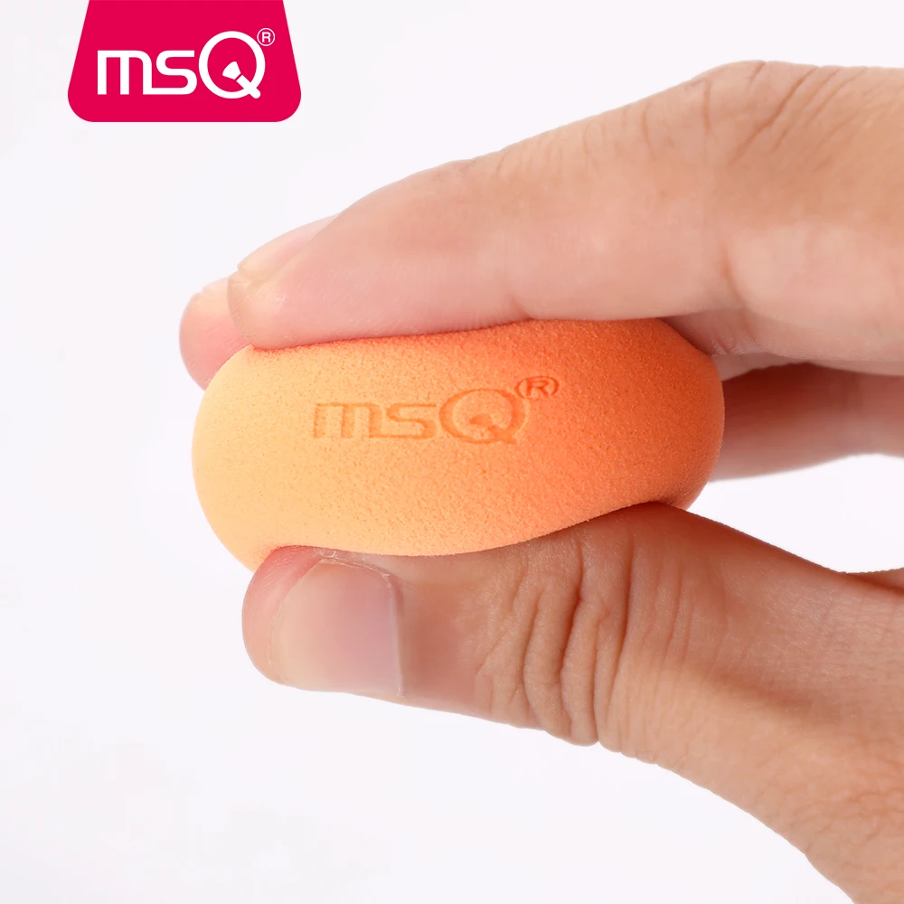 MSQ Latex Free Soft Pink Nude Color Multi Shape Soft Glitter Custom Magic Makeup Blender Sponge
