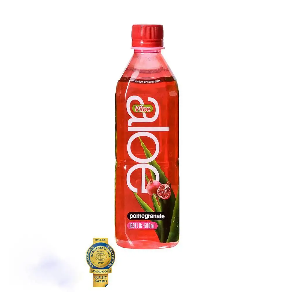 Сок алоэ вера 100% со вкусом граната для летнего тепла с низким содержанием сахара и жира