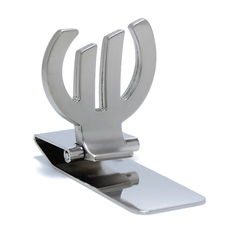 
Foldable New Euro Symbol Fashion Stainless Steel Clips Paper Wallet Business Bank Gifts Zinc Alloy Cash Clip Metal Money Clip 