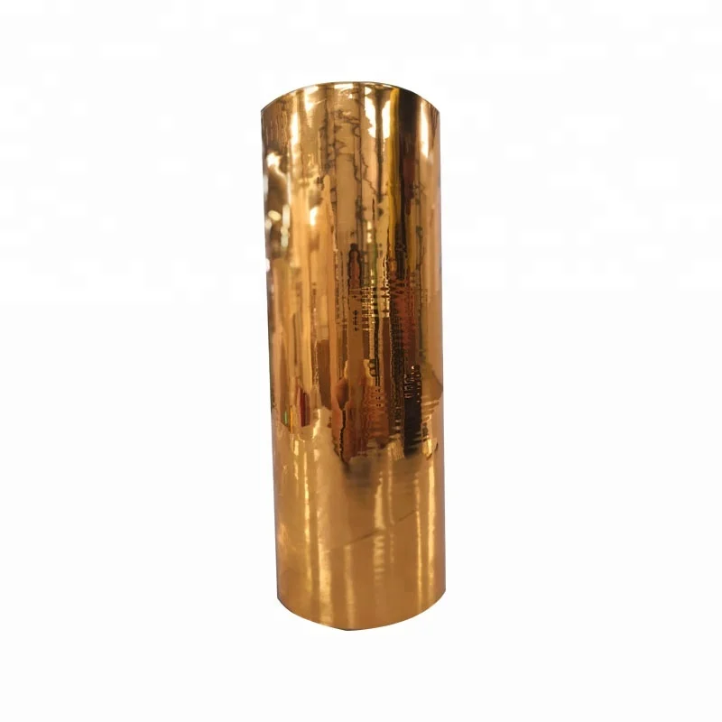 pet mirror metallic polyester film roll thermal lamination film