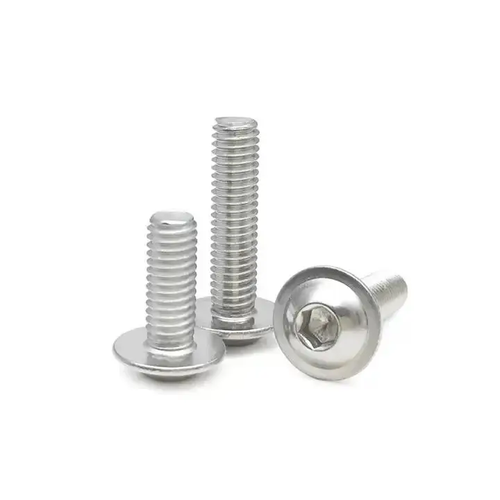 Din 7991 White M6 Steel Round Pan Head Screw DIN7991 Blue Zinc