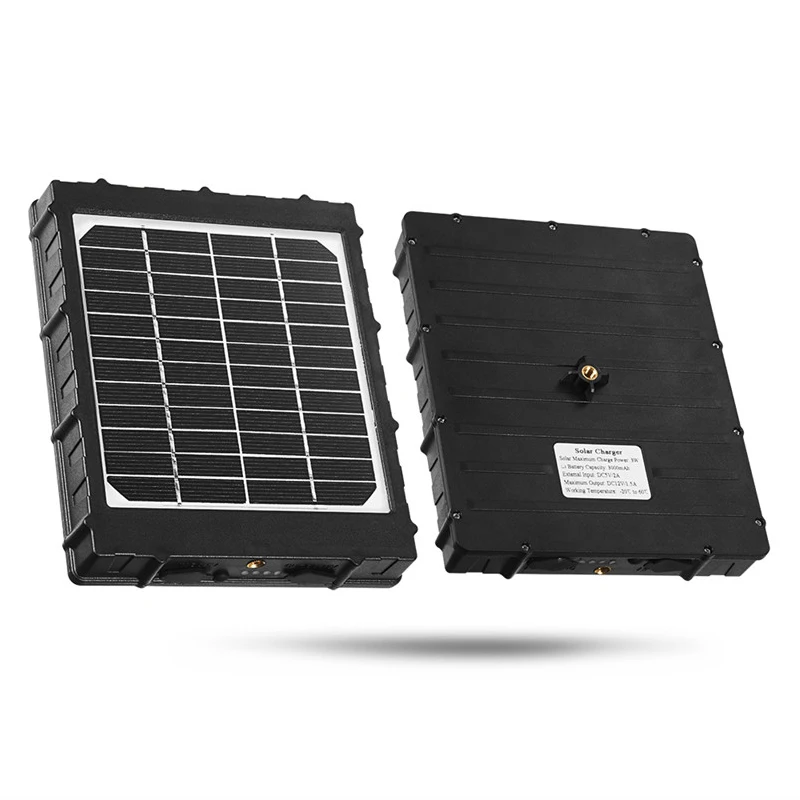 3W 8000mAh Solar Panels with 6/9/12V 2A Output for Most Cellular Wild Game Hunting Trail Cameras