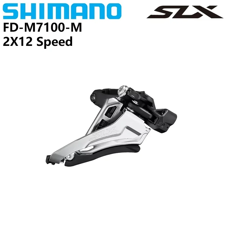 SHIMANO SLX M7100 передний переключатель боковой качели FD-M7100-M стяжка крепление MTB 2x12 Скоростей 12