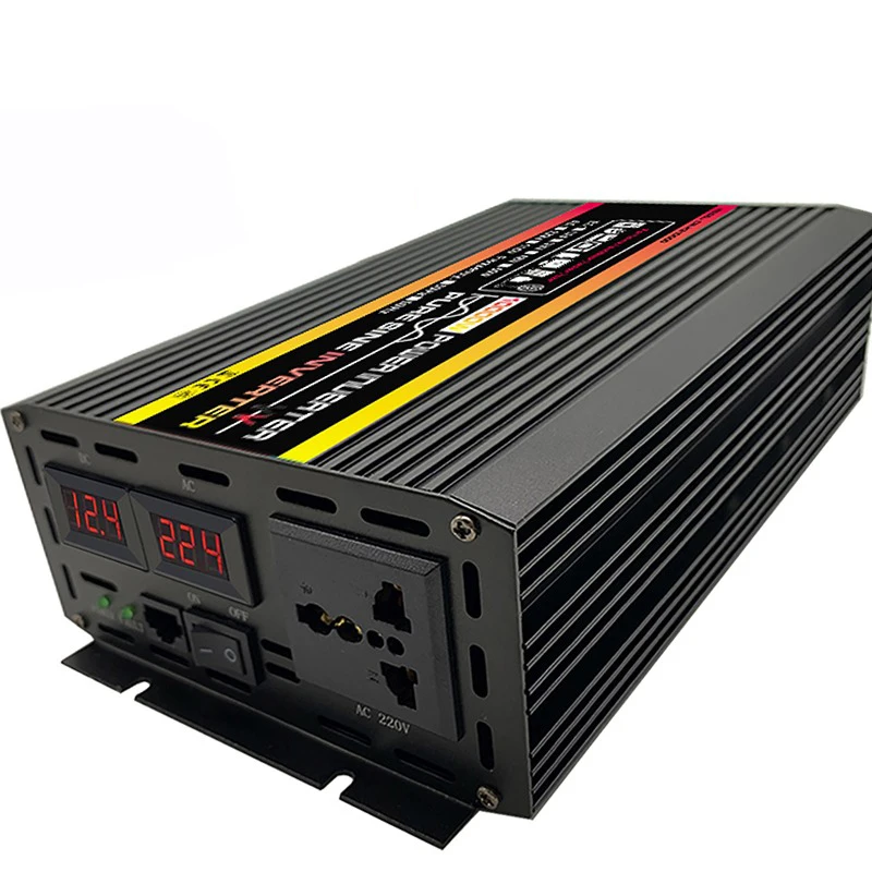 10000W Pure Sine Wave  Dc 12V 24V To Ac 220V Large Power Inverter For Home Outdoor