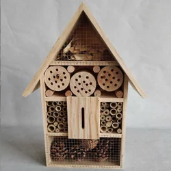 Bee House Silhouette Honey Bee House Wooden Beehive House Insect