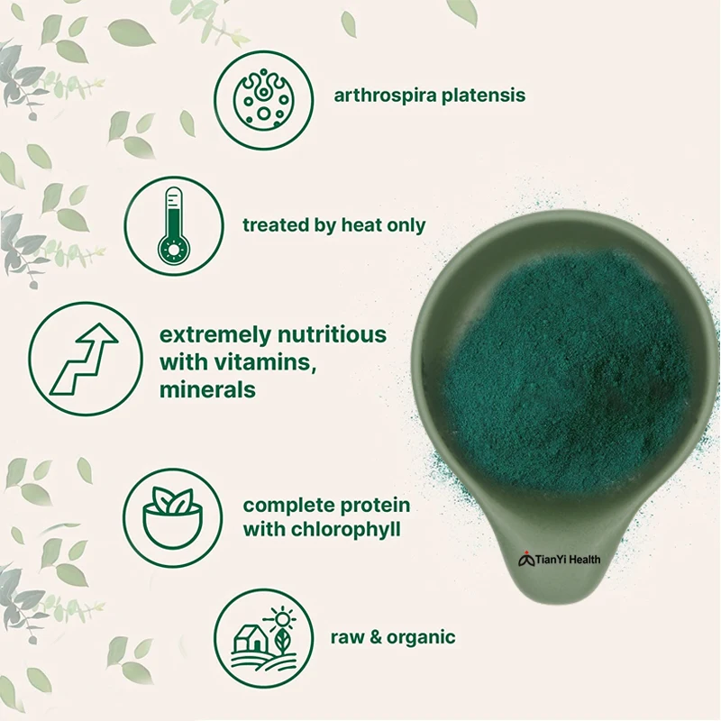 Wholesale Price Natural Supplements Organic Spirulina Powder,Spirulina
