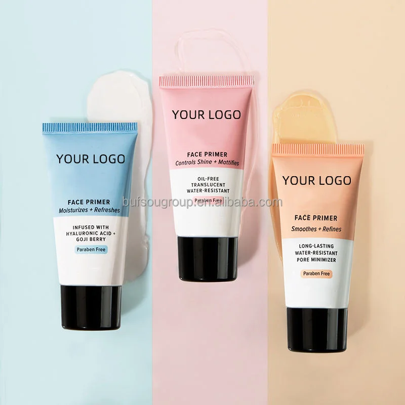 OEM/ODM private label makeup primer for smooth and refines poreless matte face primer