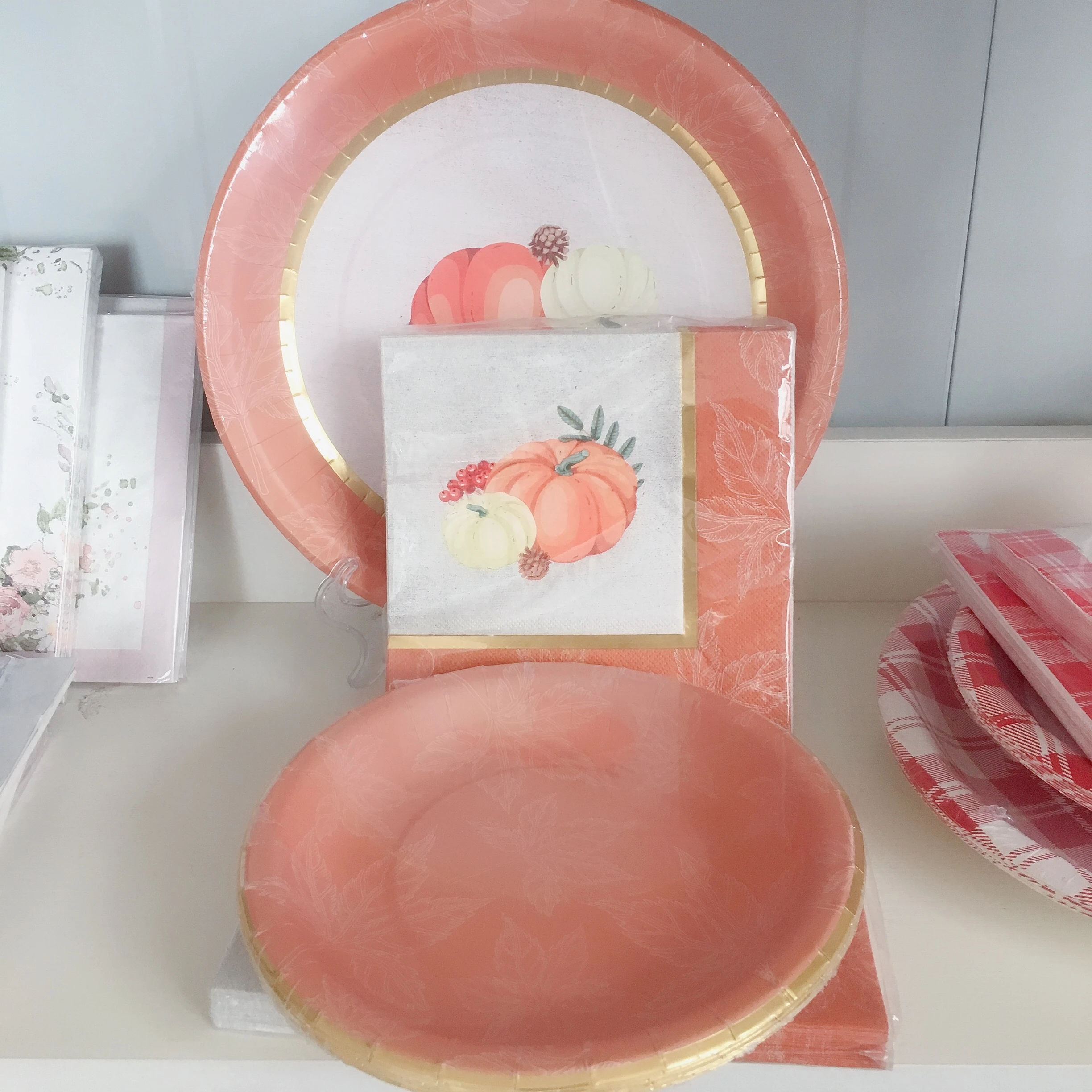 High Quality Cocktail Gold Foil Paper Napkins disposable tissue art design napkin