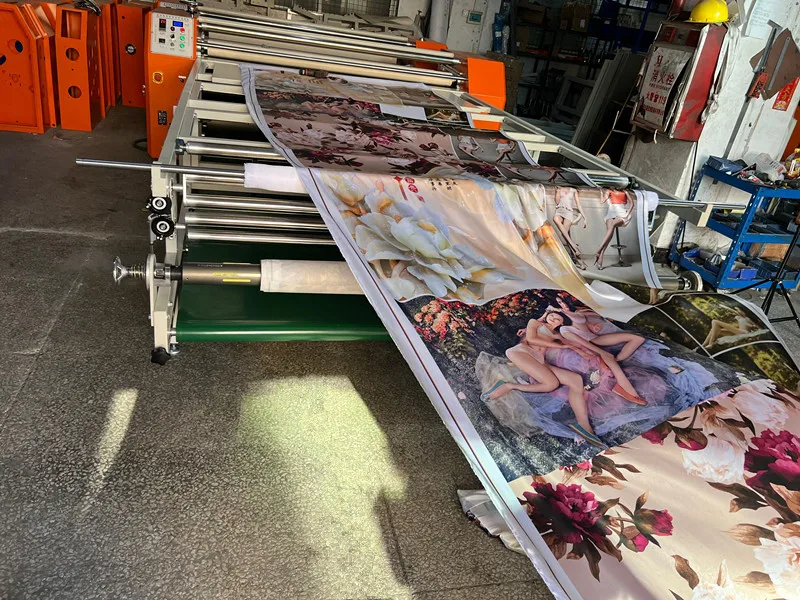 Cheap Fabric Roll Printing T-Shirt Calendar Sublimation roller Heat Press Machine