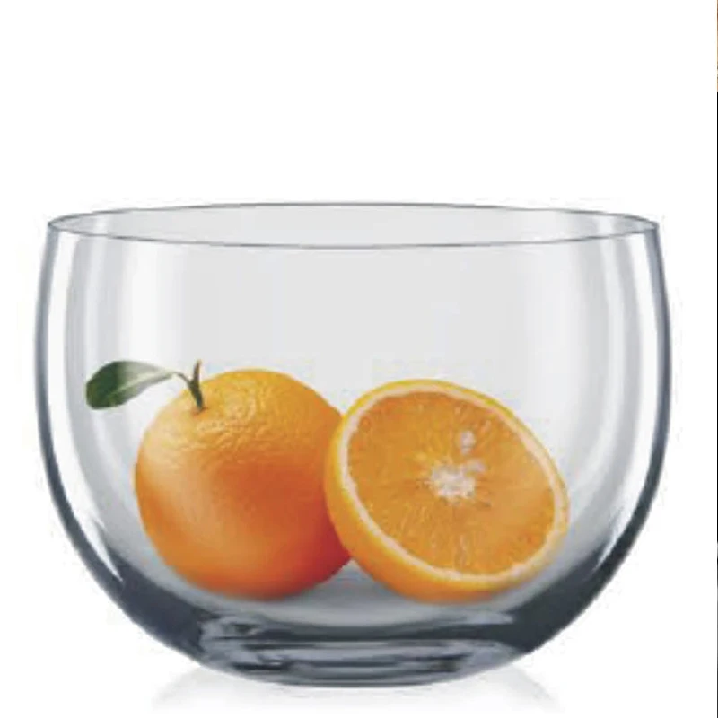 Большие стеклянные салатные чаши/тарелка для смешивания и сервировки/чаша фруктов мелочей из прозрачного стекла ресторана