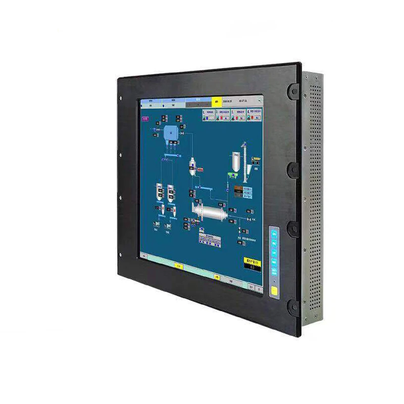 Custom industrial lcd monitor enclosure 19inch transparent display screens interactive  lcd panel cabinet