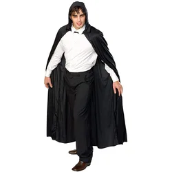 2020 Halloween Death Cape Ghost Cloak Show Costume Big Black Cloak Cosplay costume For Adult & Children
