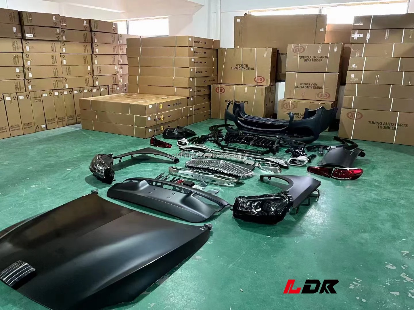 High Quality For GL X166 (13-19) upgrade to x167(20+) May bach style bodykit facelift with newest headlights plug and play