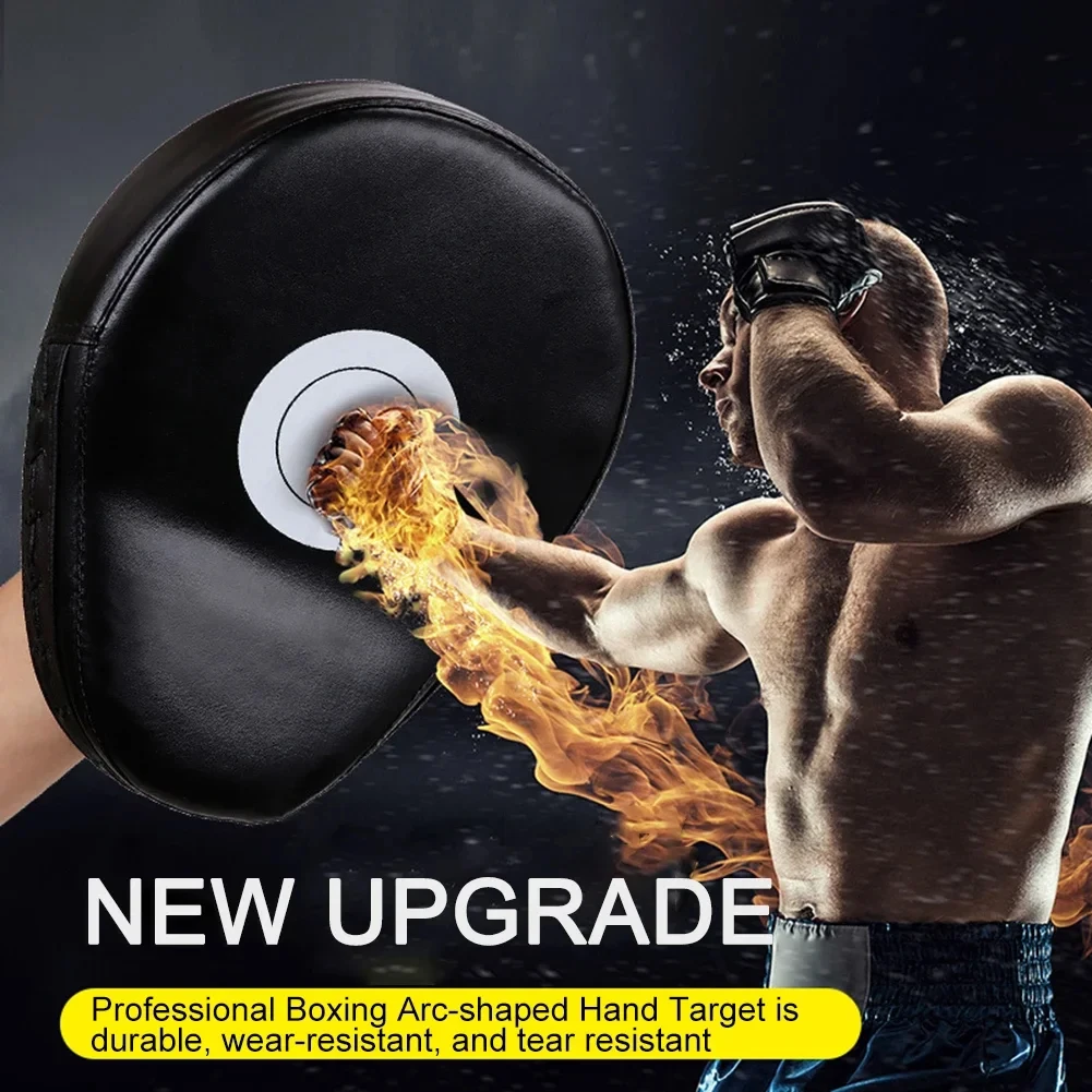 Boxing Gloves Pad Punch Karate Fight Equipment Kick Pads Target Earthquake-resistant Sparring Cushion Using Black