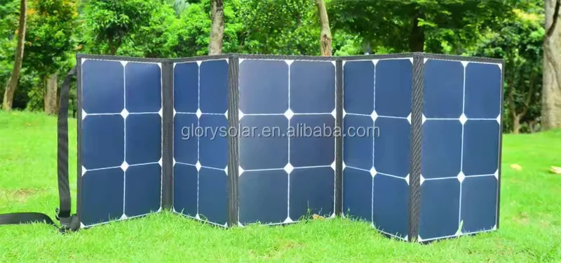 Glory Solar High Efficiency 100W Portable Foldable Solar Panel Charger for iPhone ipad iPods Android Smartphones and Batteries