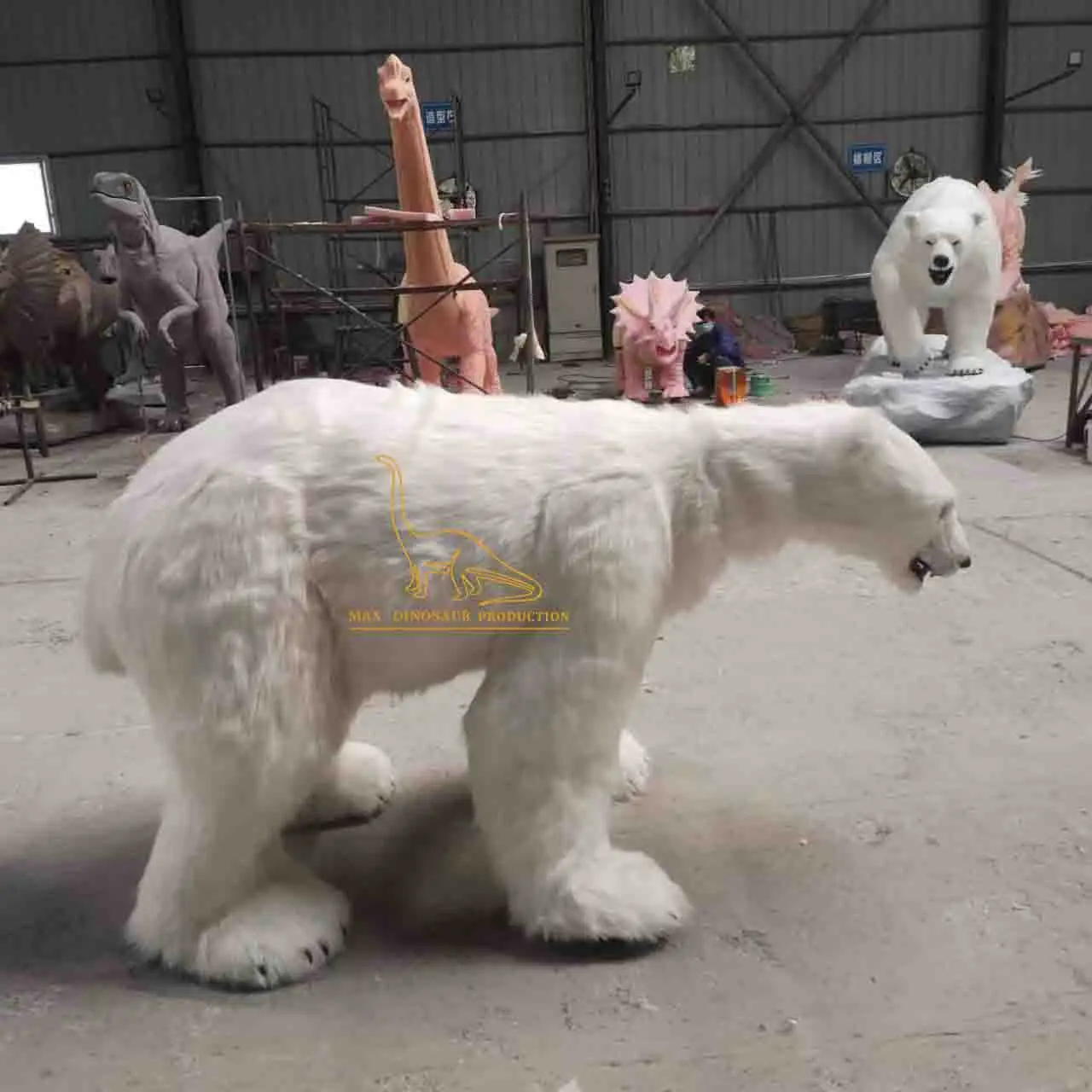 Life Size Animatronic High Quality Realistic Light Weight Polar Bear Costume For Sale