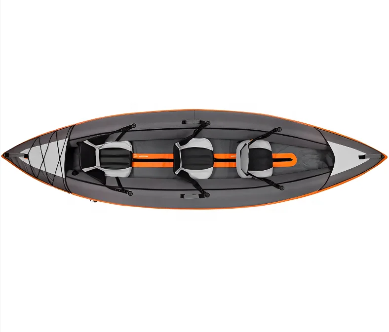 China manufacturer Customized Inflatable Kayak 1 Person Polyester Folding Inflatable Touring Kayak Boat Wholesale