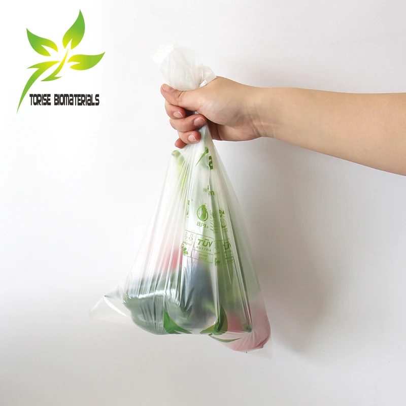 wholesale plastic biodegradable fresh vegetables fruit storage produce bag printed roll
