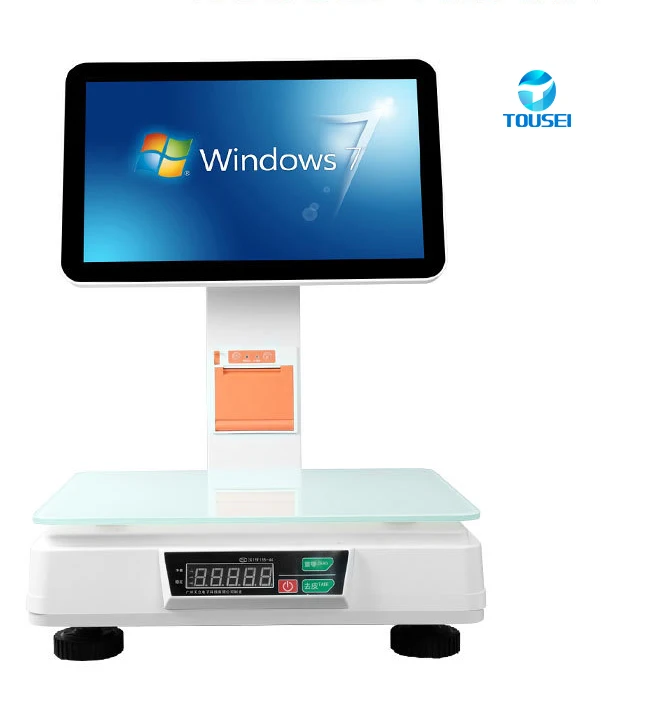 Windows android Linux Точка продаж одноэкранный или двойной экран система баланс cas весы печать pos электронные