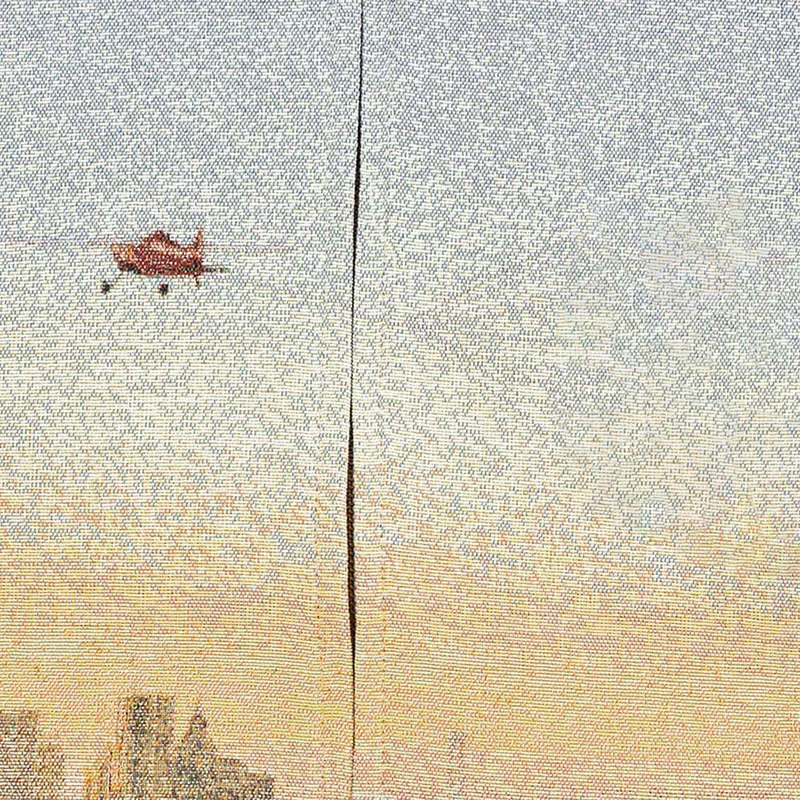 Customize Tapestry Clothing Hip Hop Zip Up Streetwear Men Woven Tapestry Jacket