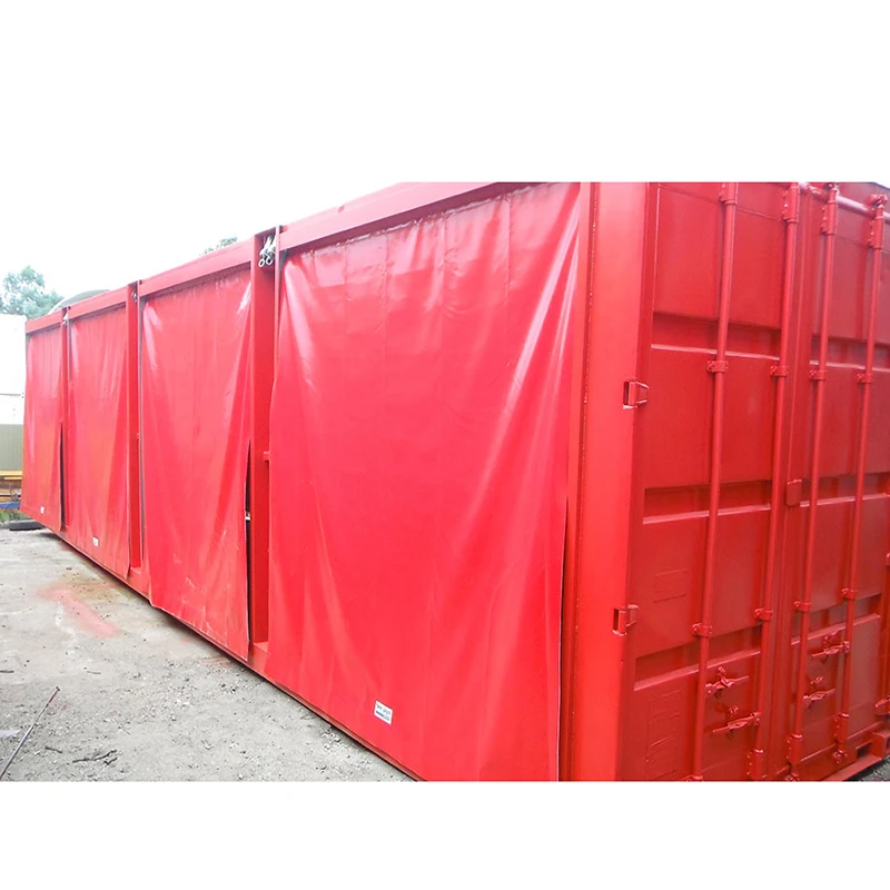 20ft 40ft pvc open top shipping container tarpaulin cover tarp
