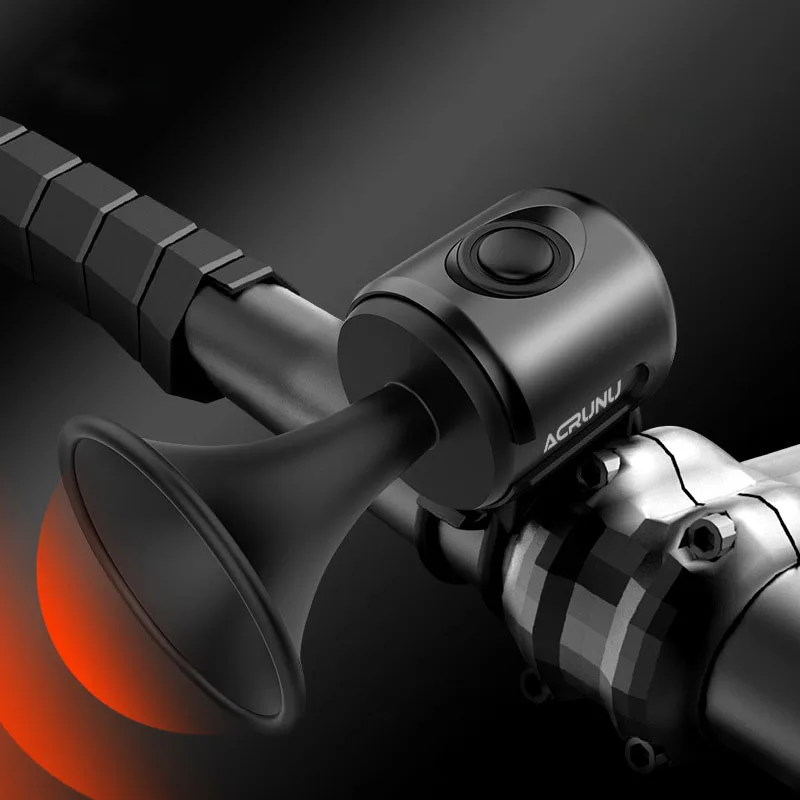 Мини колокольчики велосипед зарядки колокол велосипедный гудок 120db электронная громкий звуковой сигнал IPX4 водонепроницаемый динамик синего зуба для тревоги рог