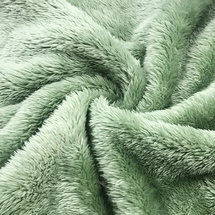 Kingcason One Side Soft Arctic Sherpa Fleece Fabric