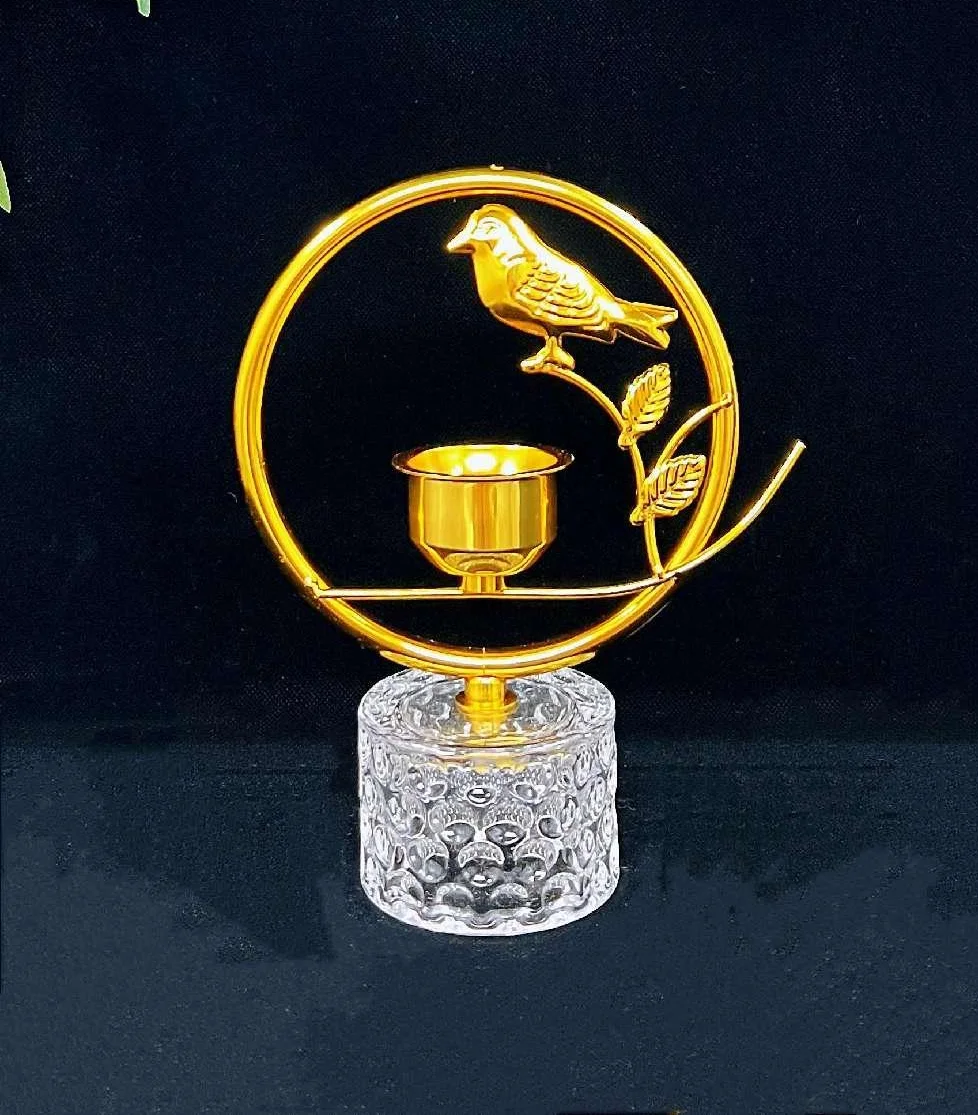 Custom shaped glass incense burner beautiful Saudi Arabia Islamic ornaments incense burner