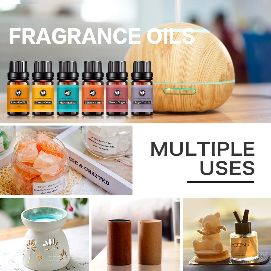  Halloween Gift Set 6pcs / Box 100% Pure Plant Natural Aromatherapy Essential