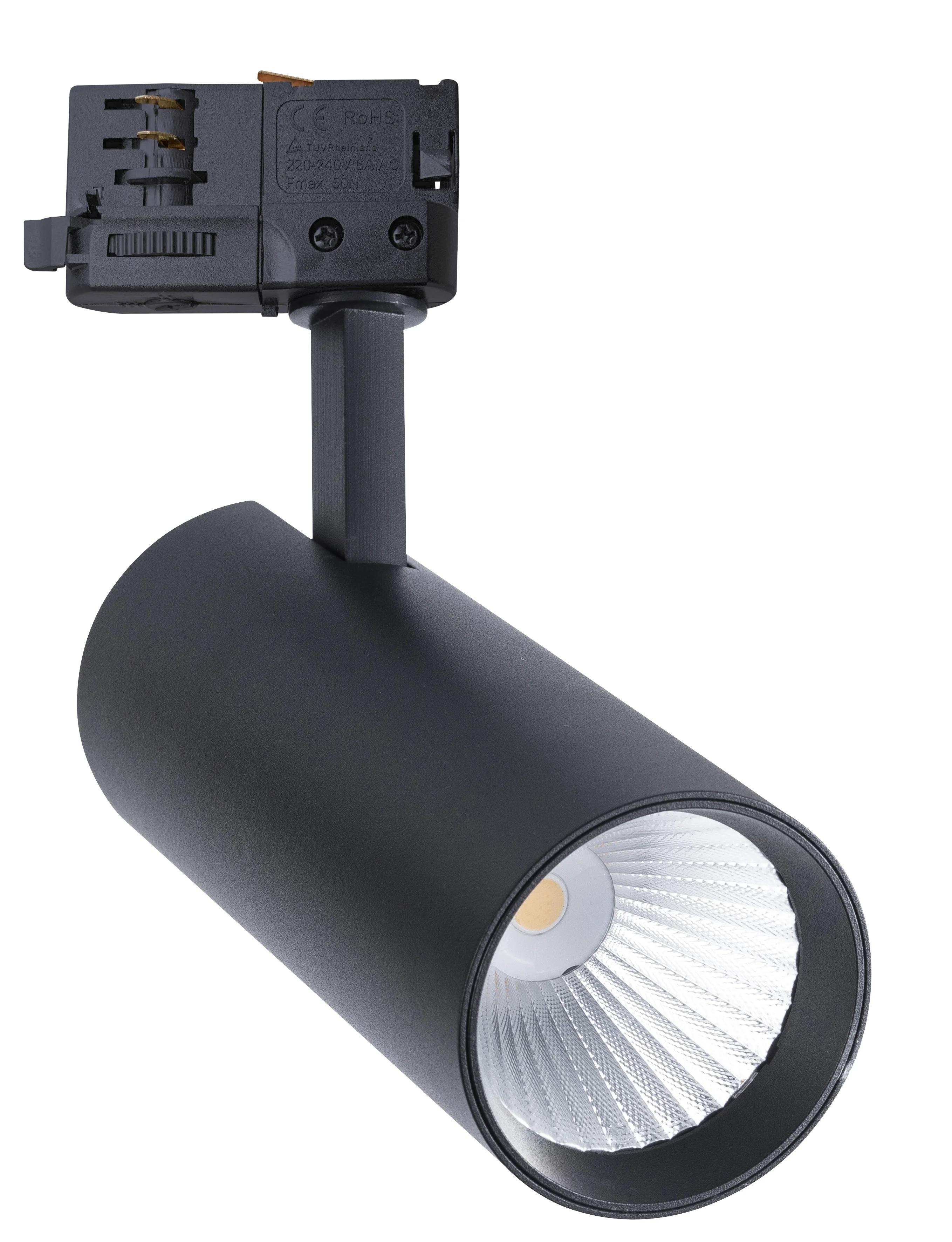 high lumen bridgelux cob lamp 3wire cylinder surface ceiling mounted 10w led track spotlight