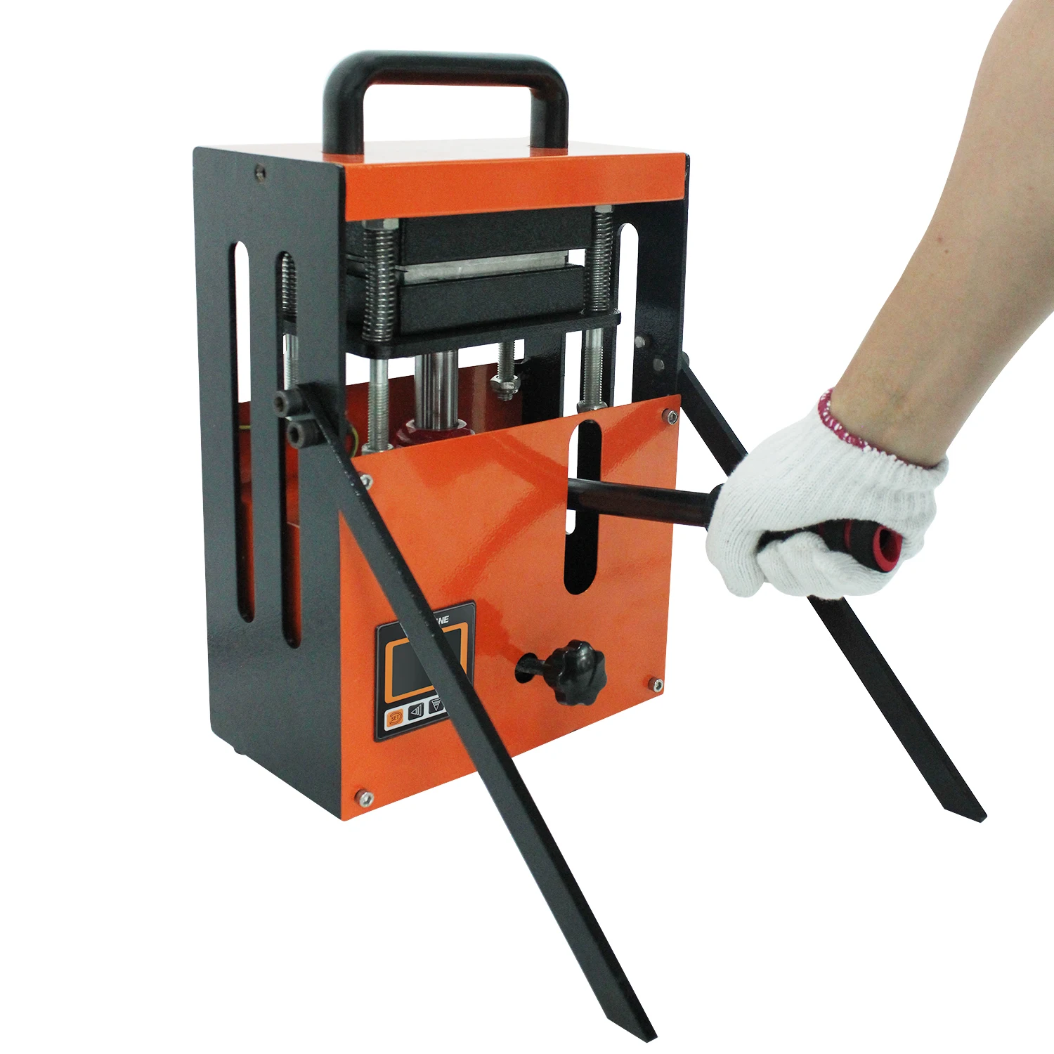 WEST TUNE 4TON home use small rosin heat press with dual heating plates machine