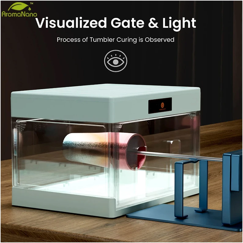 AromaNano Resin Dryer for Tumblers Turner 1 Hour Tumbler Craft Finished Epoxy Resin Curing Machine for Cup Turners for Tumbler