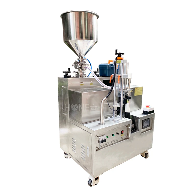 Hone One Work Station Semi Automatic Manual Ultrasonic Soft tube filling sealing machine