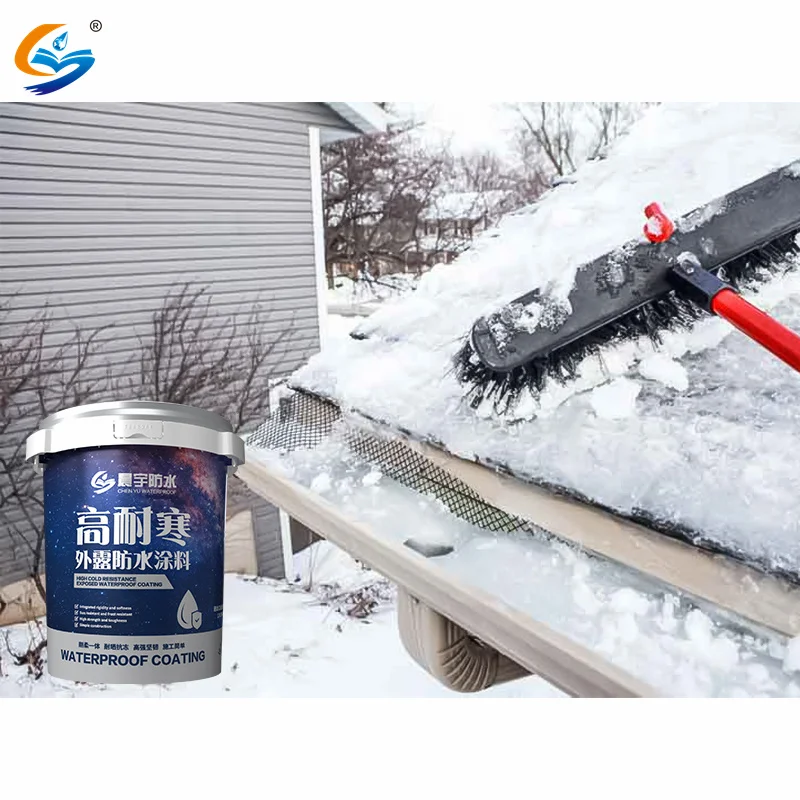 Best Powder and Liquid High Cold-Resistant Antifungal Waterstop Waterproof Non Toxic Insulation Coating Paint Spray for Roof
