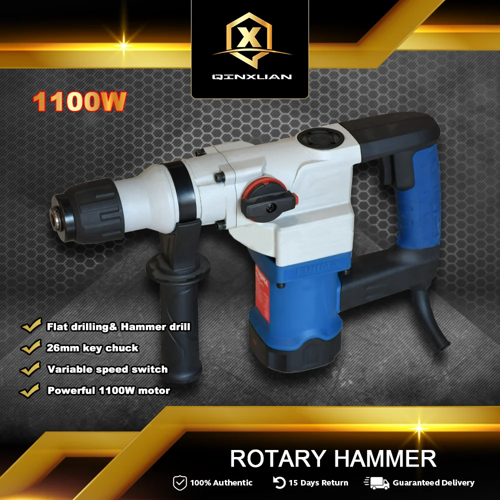 FUJIMA FT-RH1100 26mm 1100W Power Tools Industrial Electric Rotary Hammer
