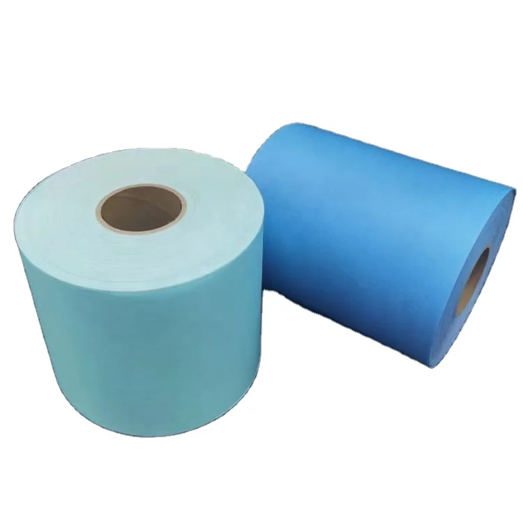 Biodegradable 65 GSM Wood Pulp Pp Fabric Spunlace Nonwoven Fabric, Flushablepet Non Woven Fabric
