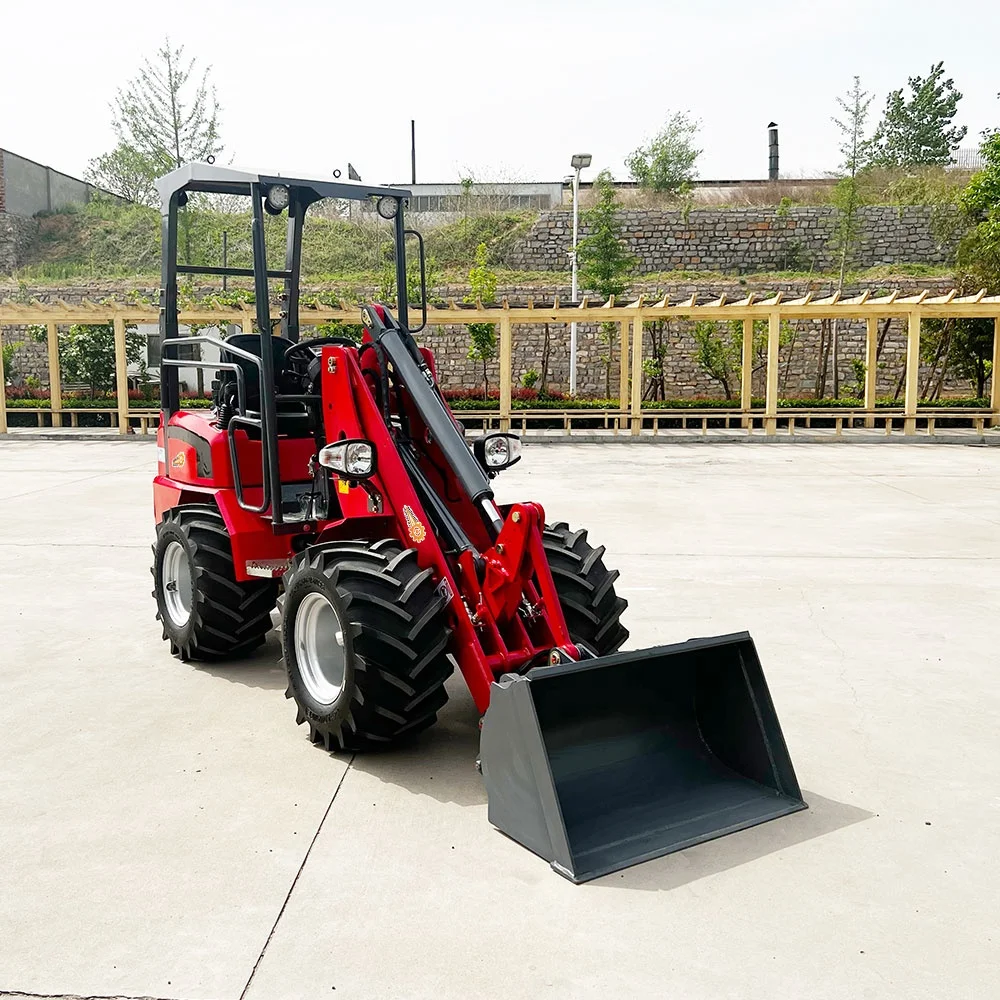 Wheel Loader with Telescopic Arm Bucket Capacity 0.3CBM Articulated Loader MK180