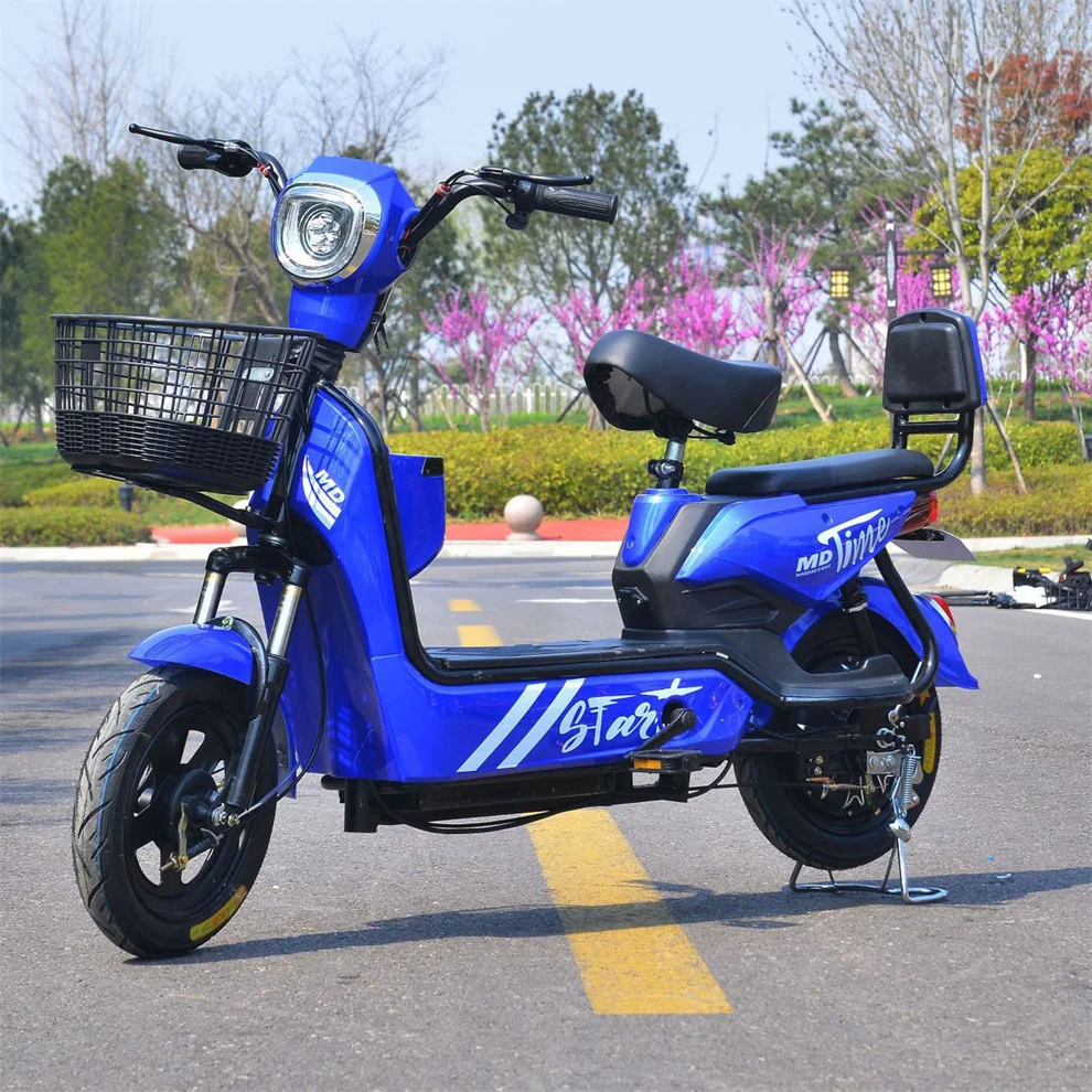 Custom Logo City Electric Bicycle Two Places Leisure Bicycle Auxiliary Bike