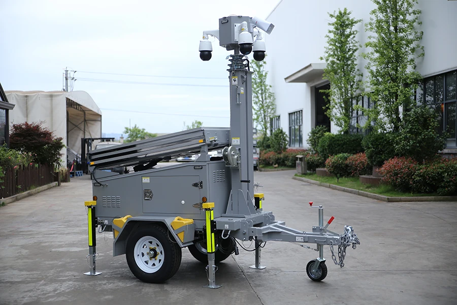 Mobile Solar CCTV Trailer