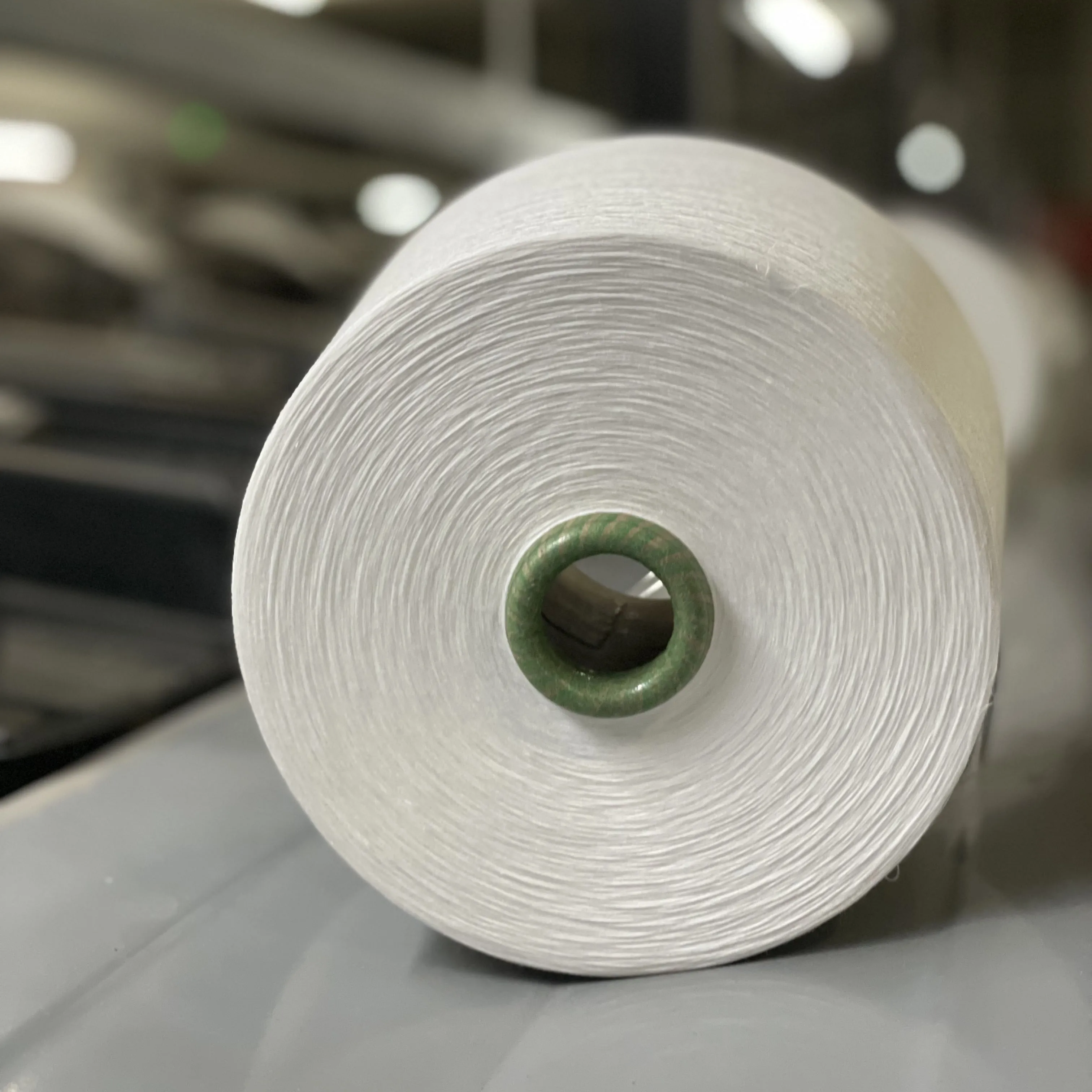 raw White PVA Yarn 60s/80s Ring Spun Yarn Water soluble