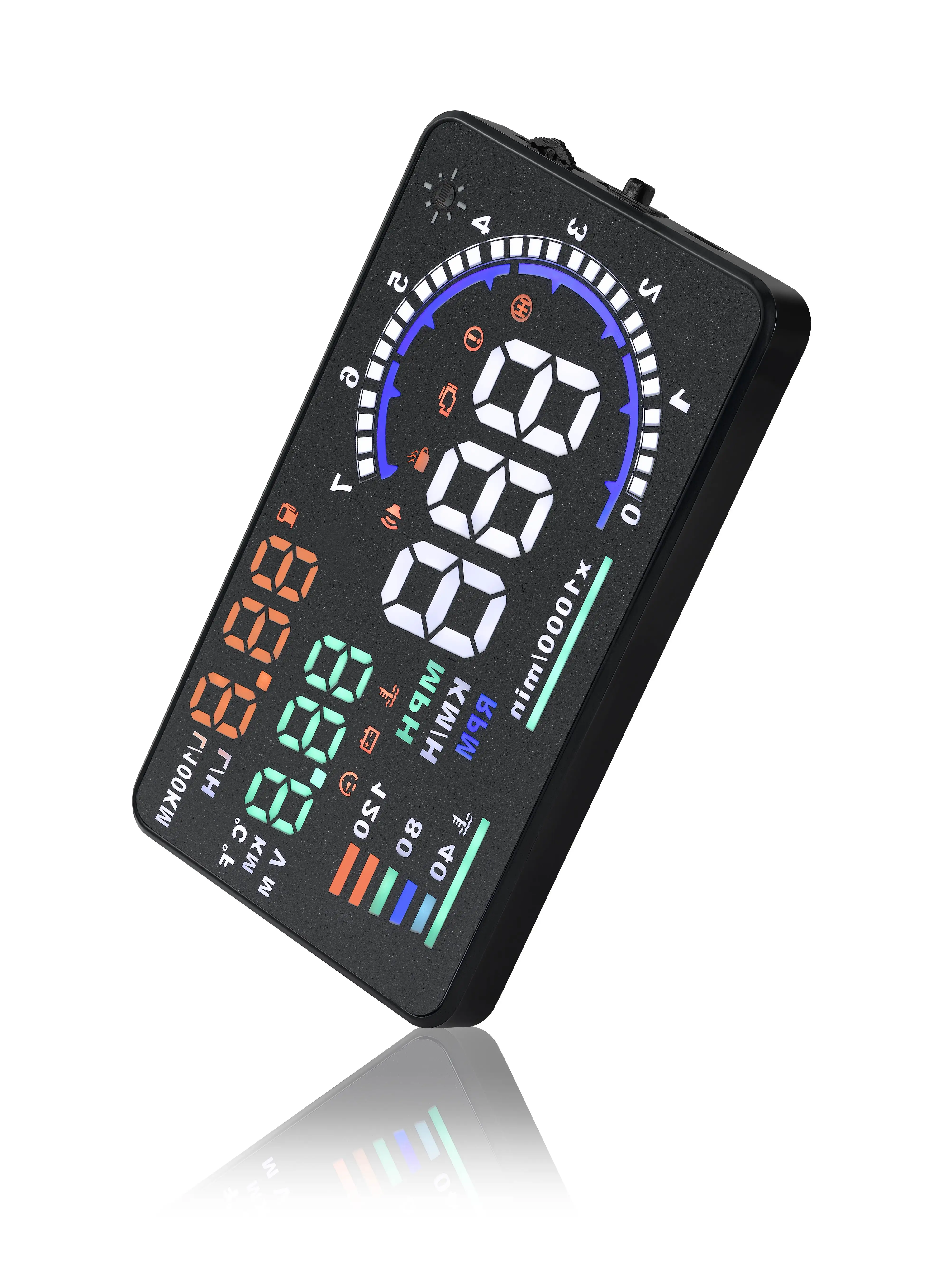 A8 Head Up Display Automobile Use Car HUD Projector Smart Digital Speedometer OBD2 Diagnostic