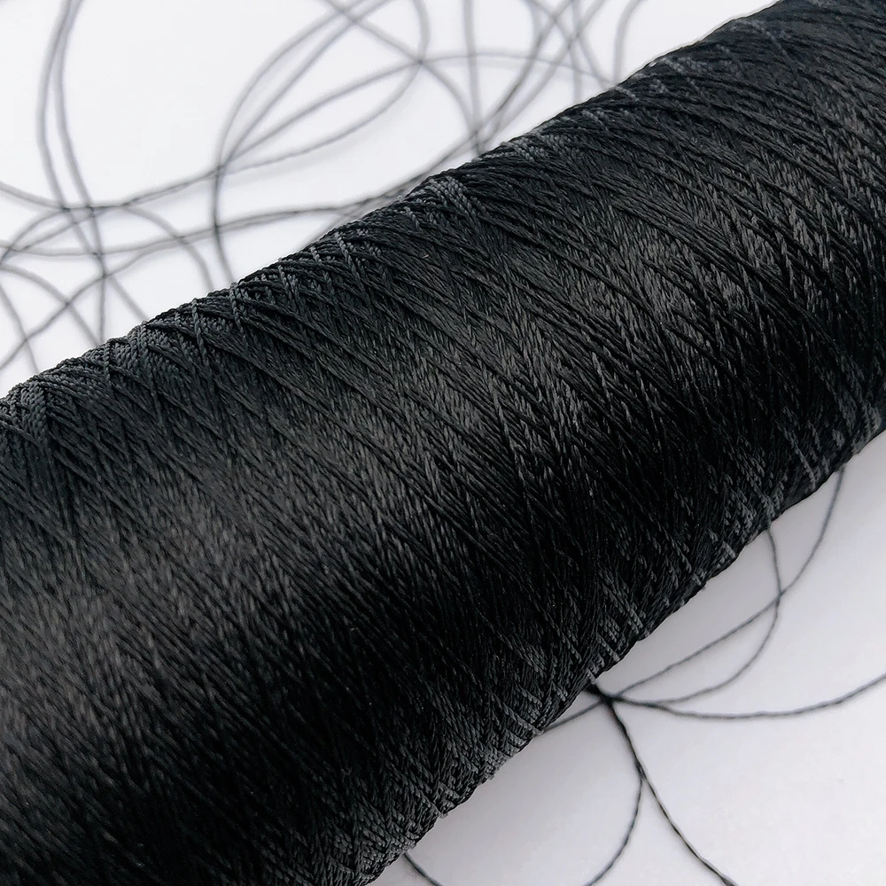 120D/2 - 100% regenerated viscose yarn on spool bobbin filament elastic sustainable viscose yarn shorts for hand machine crochet