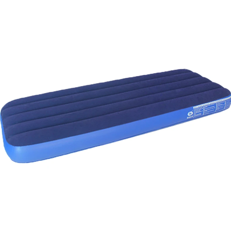 Single Flocking Air Mattress Inflatable Bed Outdoor Camping