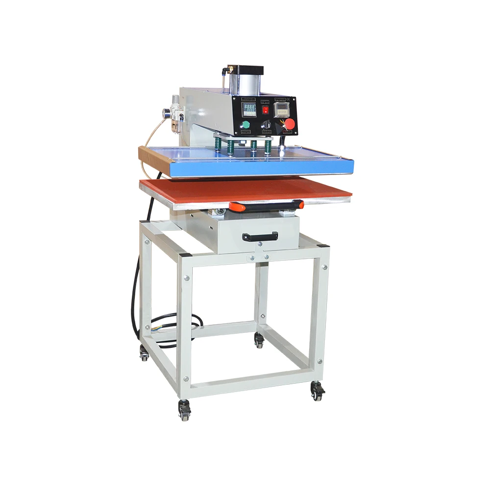 High Quality T Shirt Printing Sublimation Machine Semi Automatic Double Station Pneumatic Heat Press Machine