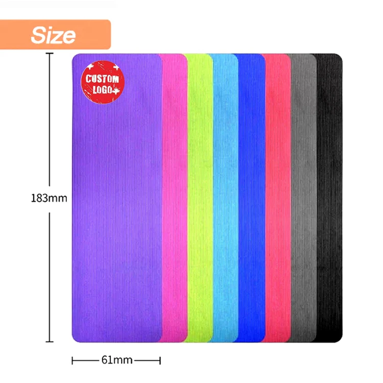 2025 Wholesale Colorful Non Slip Home Exercise Fitness Pad Eco-Friendly Foldable Eco Friendly 1/2 Inch EVA Foam Memory Yoga Mat